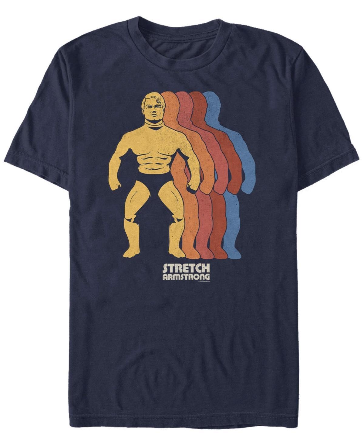 Mens Stretch Armstrong Retro Portrait Stack Tee Blue Product Image