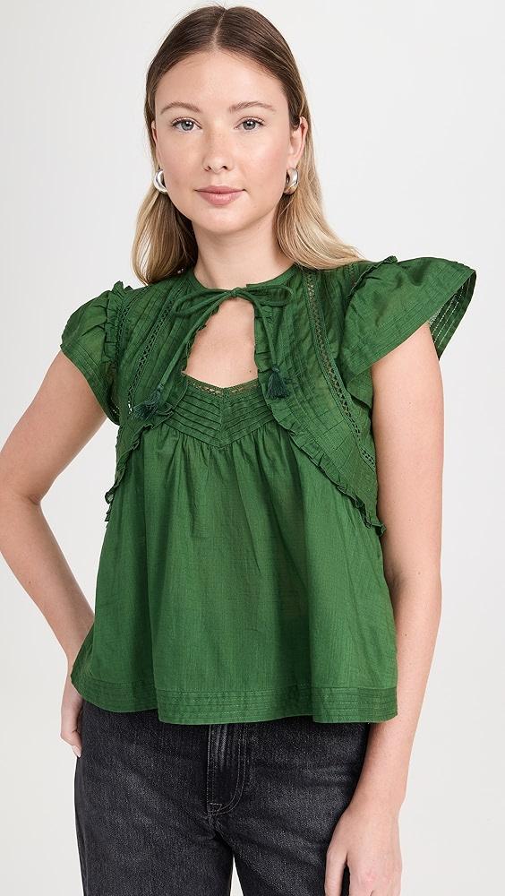 Sea Renata Solid Ramie Top | Shopbop Product Image