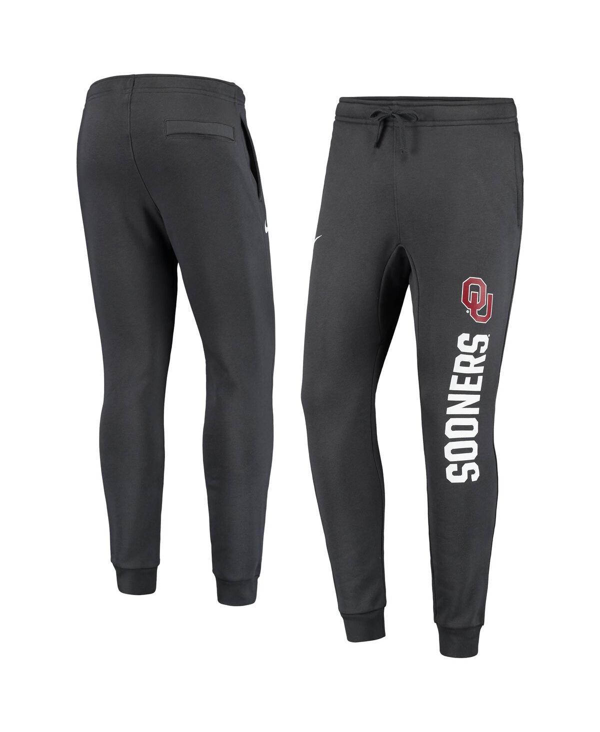 Mens Nike Anthracite Oklahoma Sooners Primary Logo Club Fleece Joggers Product Image