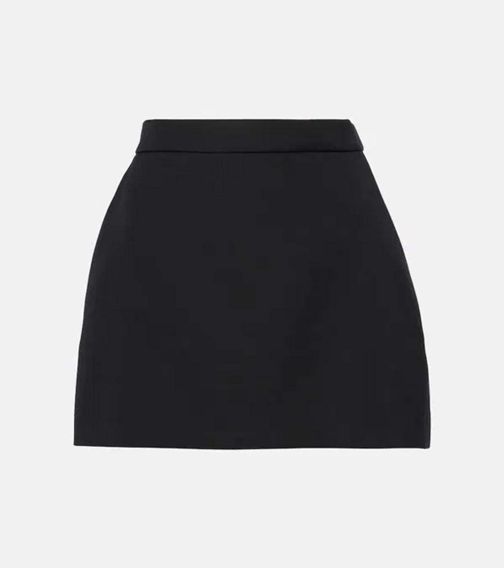 THE ROW Anouk Wool Miniskirt In Blk Black Product Image