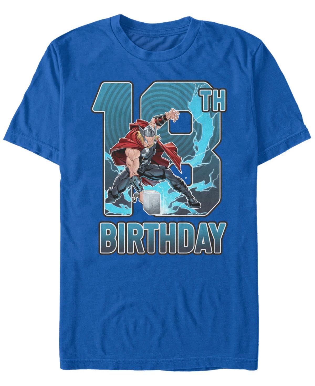 Mens Marvel Thor Hammer 18th Birthday Graphic Tee Product Image