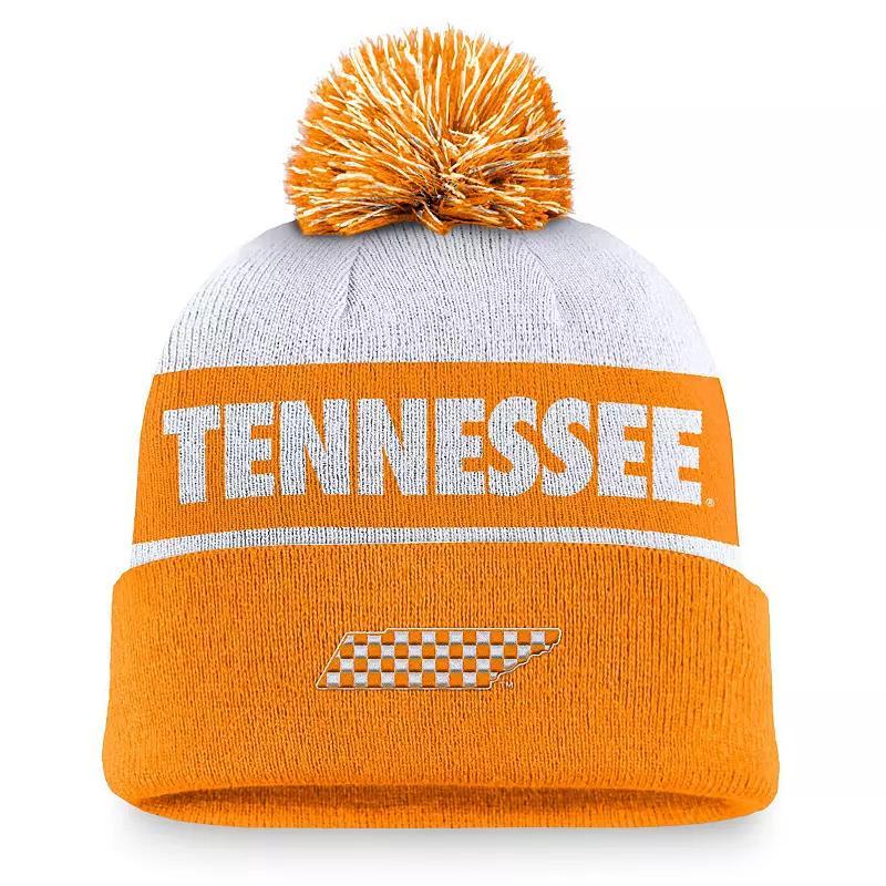 Mens Nike /Tennessee Orange Tennessee Volunteers Primetime Peak Cuffed Knit Hat with Pom Product Image