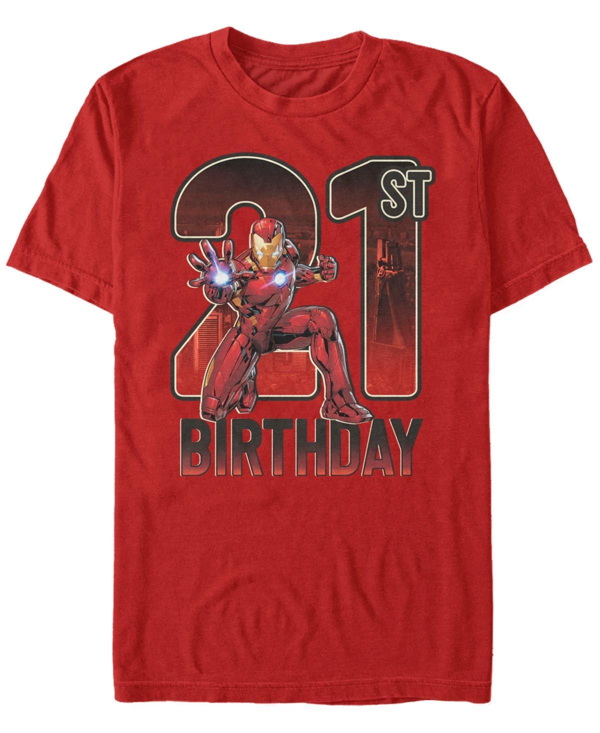 Mens Iron Man 21st Birthday Tee Product Image