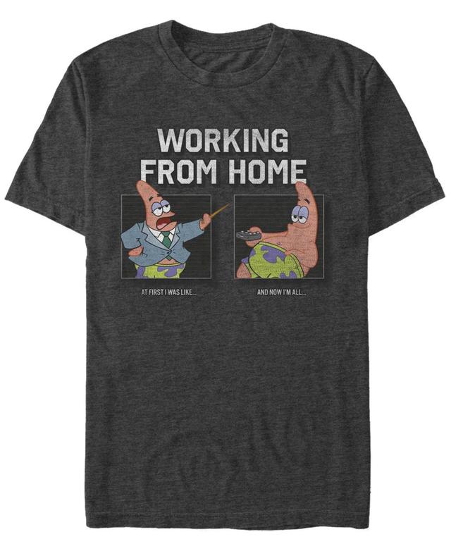 Fifth Sun Mens Work From Home 2-Box Short Sleeve Crew T-shirt Product Image