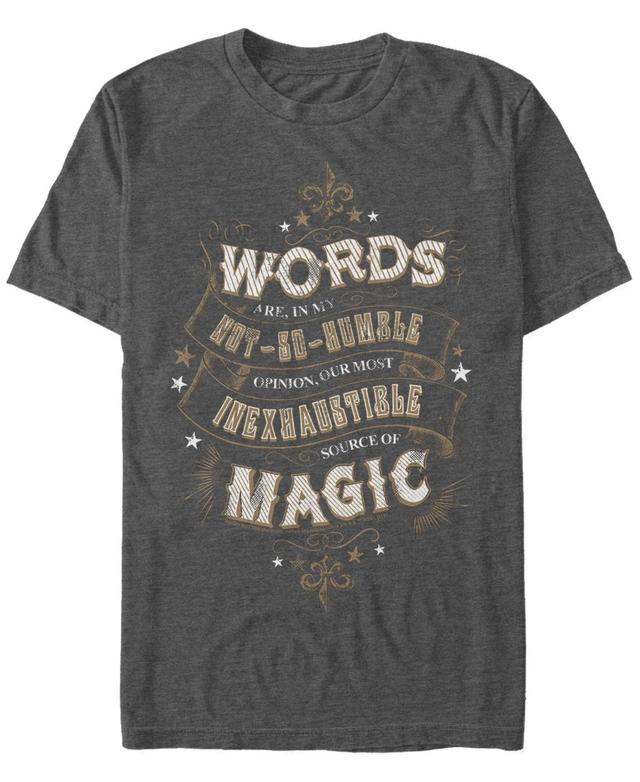 Mens Harry Potter Words Are An Inexhaustible Source Of Magic Tee Product Image