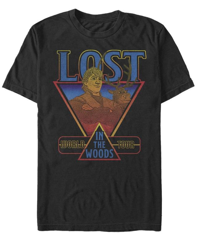 Disneys Frozen 2 Kristoff & Sven Mens Lost In The Woods World Tour Tee Product Image