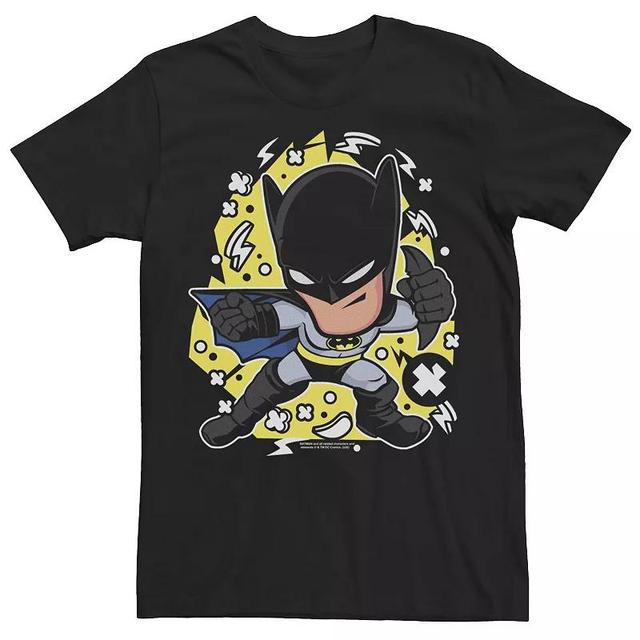 Mens DC Fandome Batman Cartoon Doodle Tee Product Image