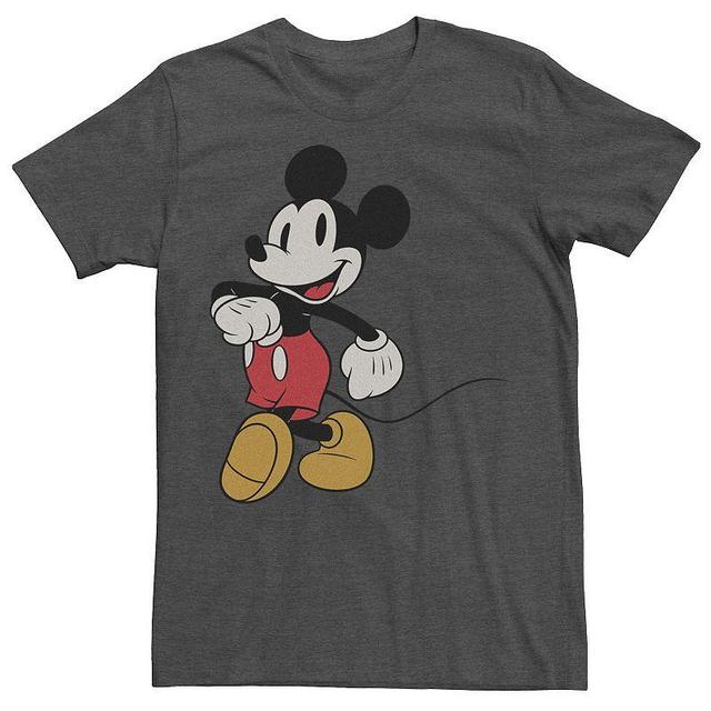 Mens Disneys Mickey Mouse Walking Through Tee Grey Heather Product Image