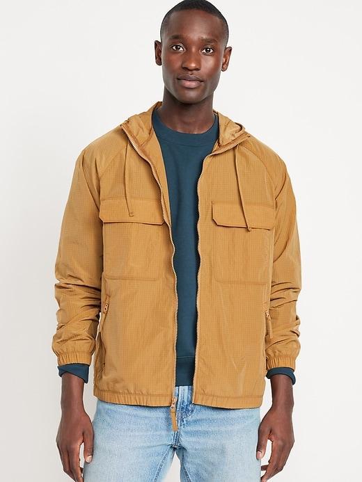 Water-Resistant Zip Jacket Product Image