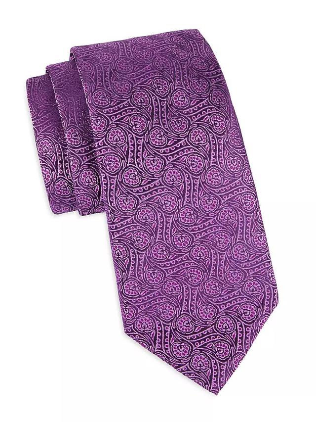 Swirl Paisley Silk Tie Product Image