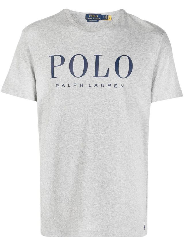 Polo Logo-print T-shirt In Grey Product Image