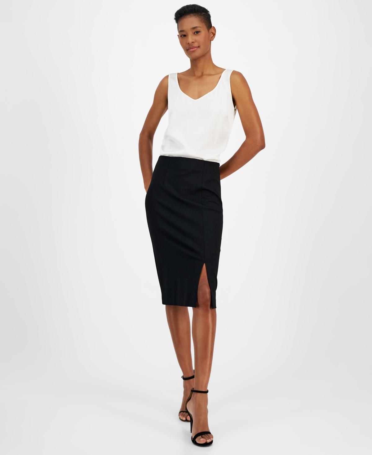 Boss Orange Womens Vaguette Slim Slit Pencil Skirt Product Image