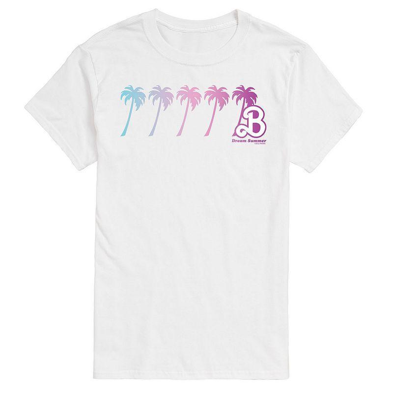 Big & Tall Barbie Dream Summer Graphic Tee, Mens White Product Image