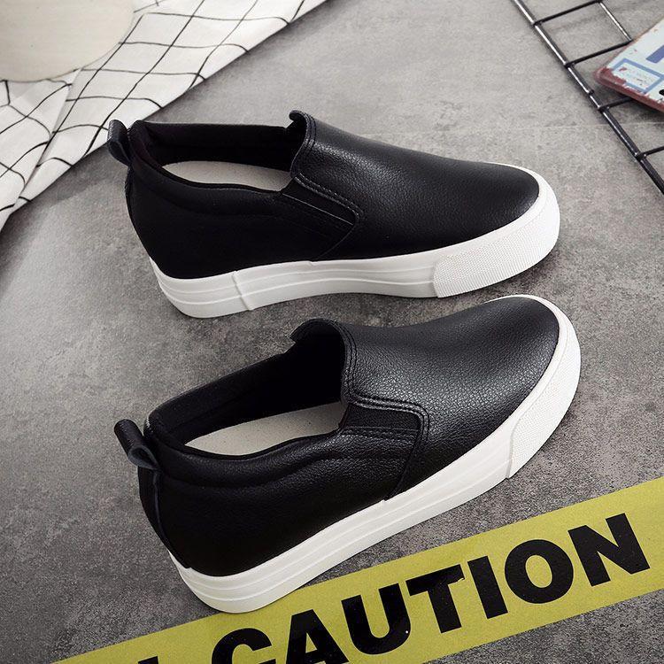 Hidden-Heel Platform Slip-On Sneakers Product Image