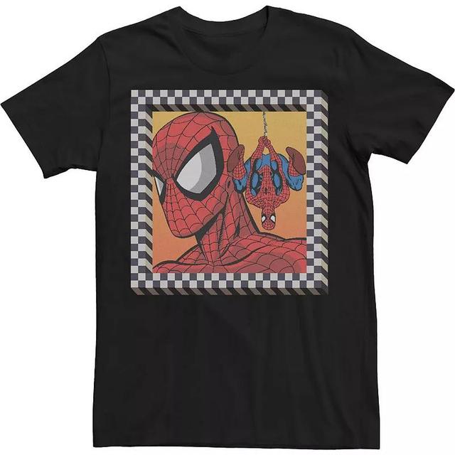 Mens Marvel Spidey Checker 90s Comic Tee Product Image