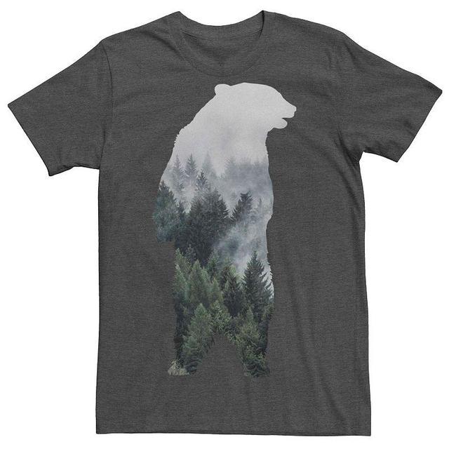 Mens Bear Mountain Silhouette Tee Grey Heather Product Image