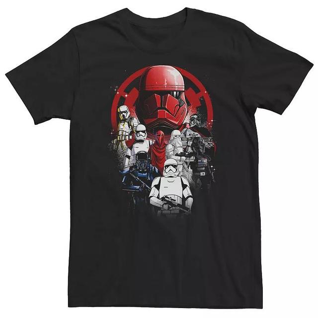 Big & Tall Star Wars Storm Trooper Group Shot Splatter Poster Tee, Mens Product Image