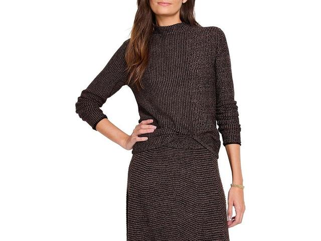 NIC+ZOE Pixel Knit Sweater Multi) Women's Clothing Product Image