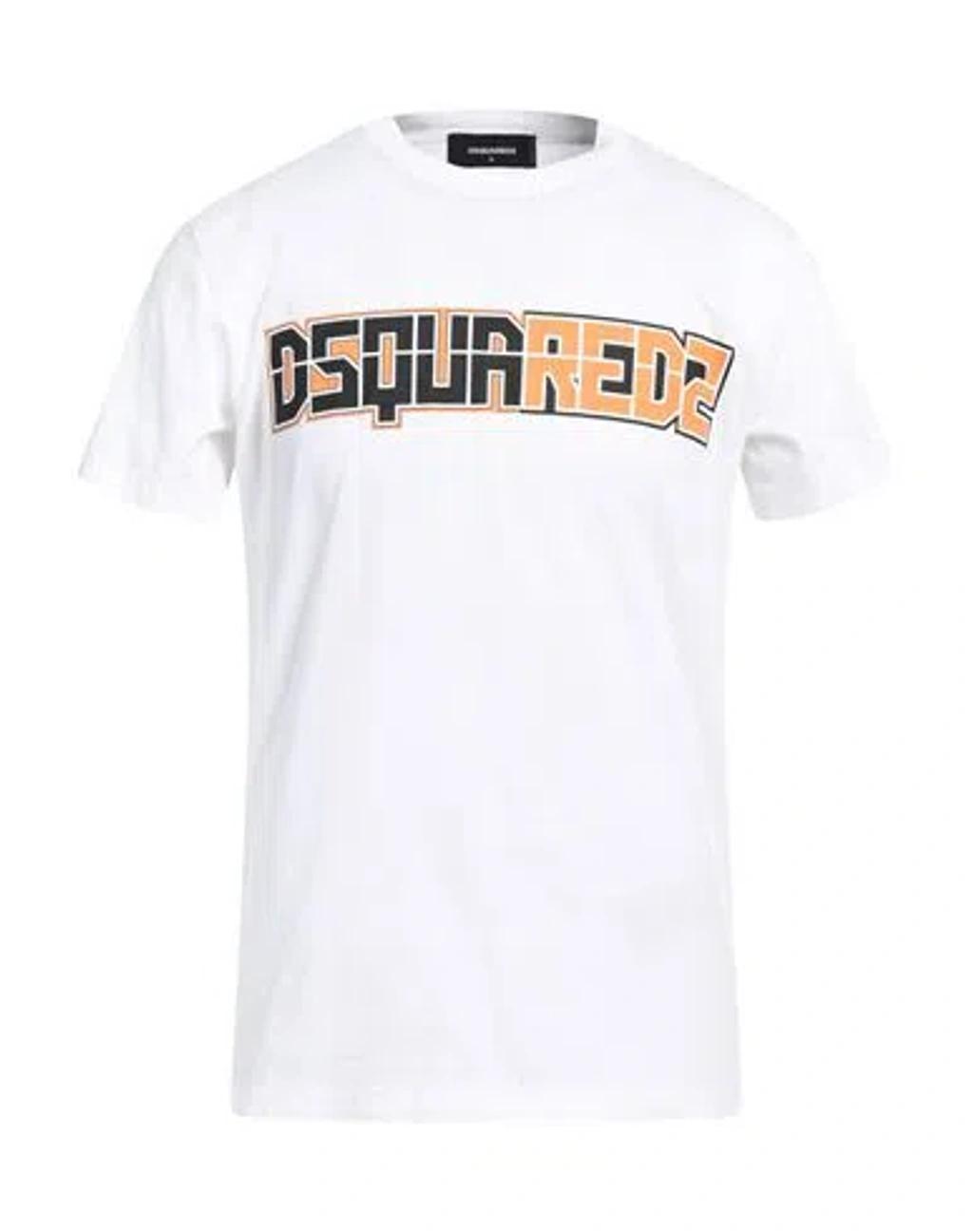 DSQUARED2 Man T-shirt White Size L Cotton Product Image