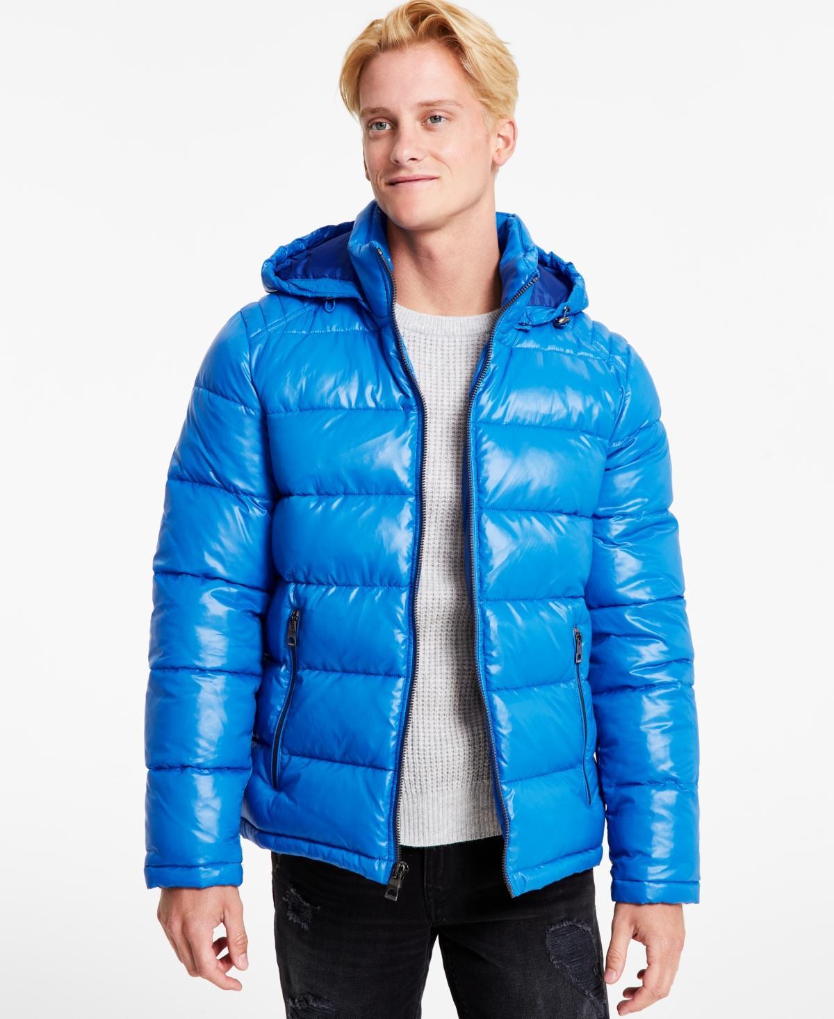 Guess Mens Hooded Puffer Coat Product Image