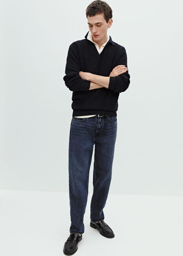 MANGO MAN - Bob straight-fit jeans deep dark blueMen Product Image