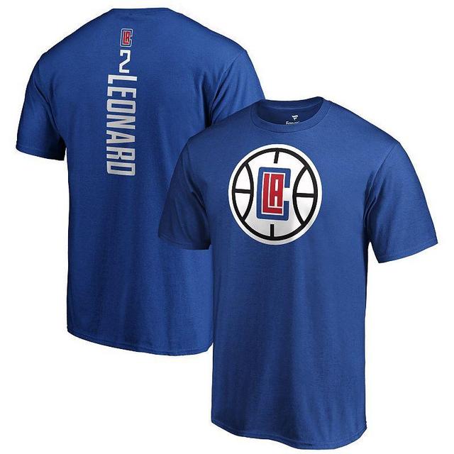 Mens Fanatics Branded Kawhi Leonard LA Clippers Playmaker Name & Number T-Shirt Product Image