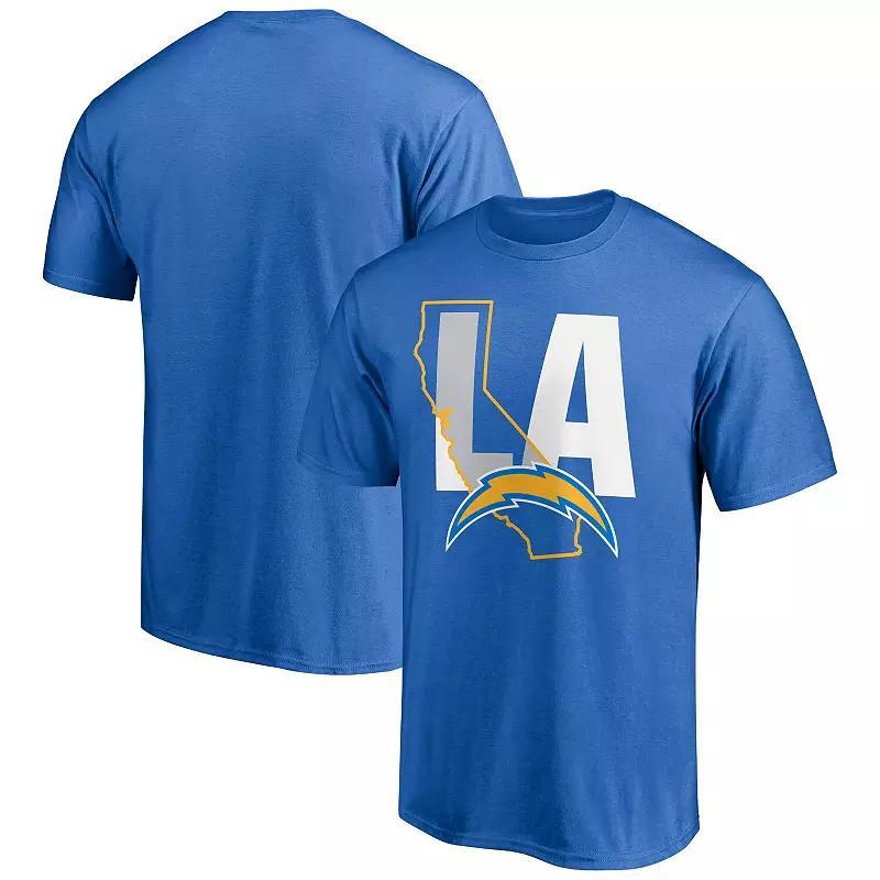 Mens Fanatics Powder Blue Los Angeles Chargers Hometown Collection 1st Down T-shirt Product Image