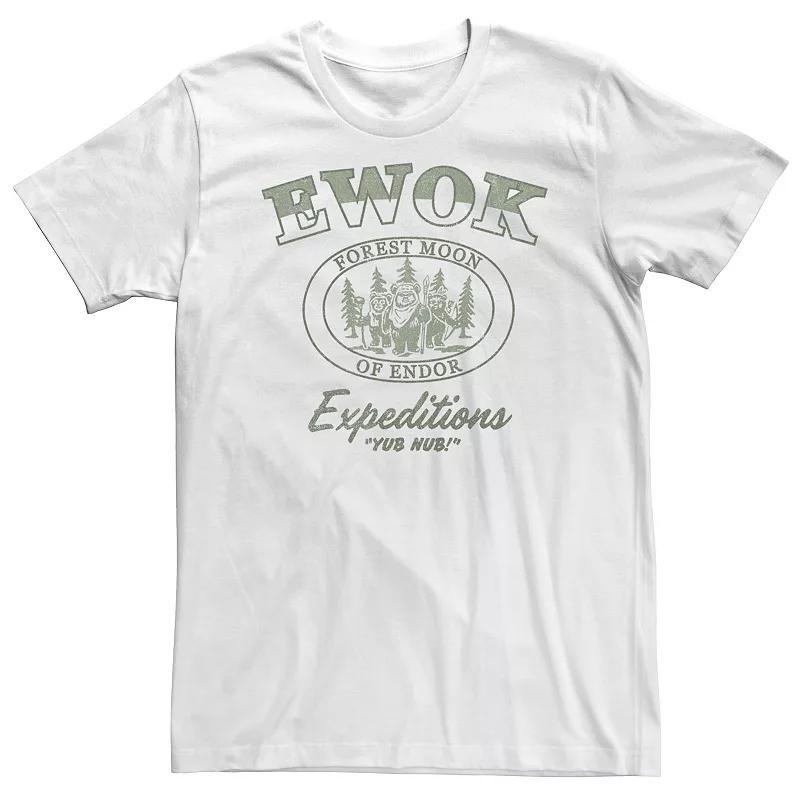 Big & Tall Star War Ewok Expeditions On The Forest Moon Earth Day Tee, Mens Product Image