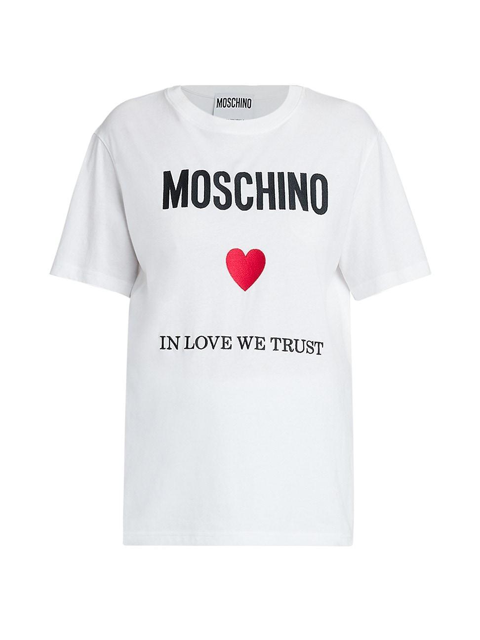 Womens In Love We Trust Cotton T-Shirt Product Image