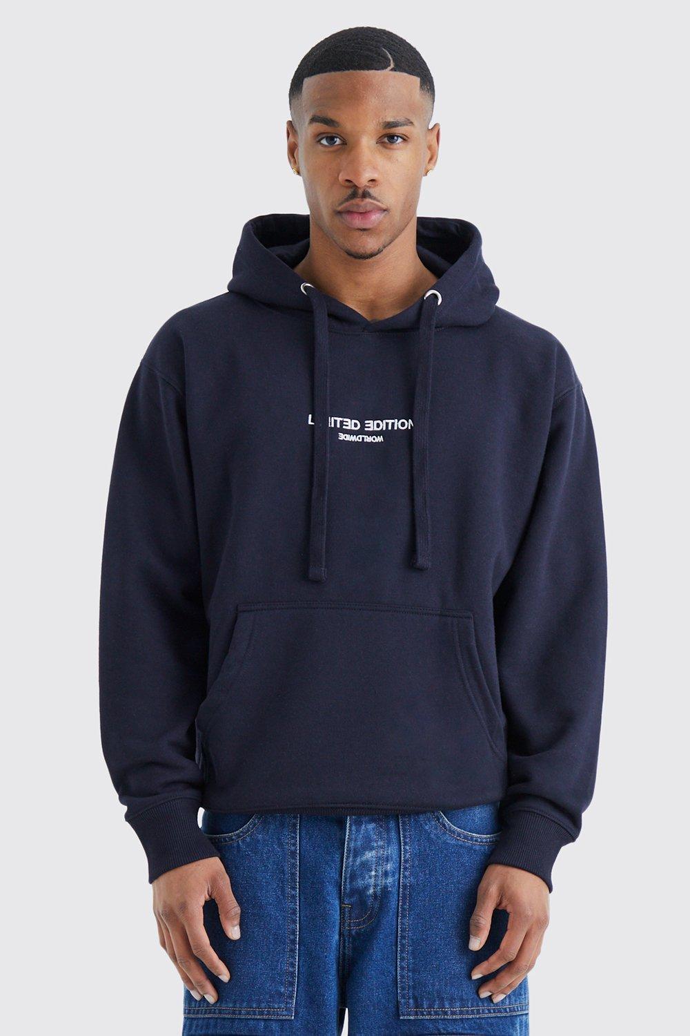 Limited Oversized Heavyweight Hoodie | boohooMAN USA Product Image