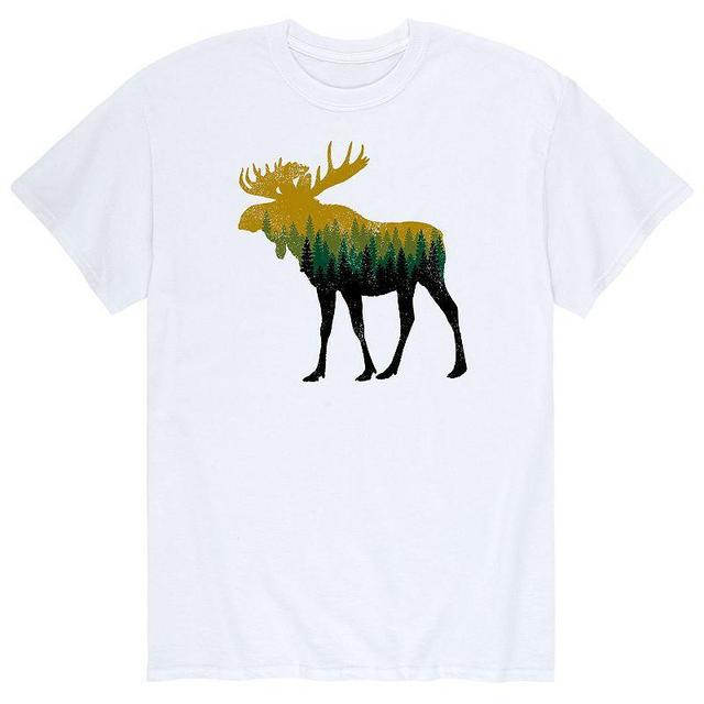 Mens Outdoor Scene Moose Tee Product Image