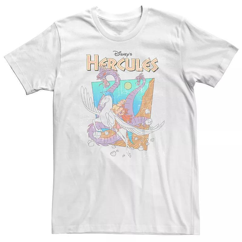 Disneys Hercules Big & Tall Hydra Escape Cracked Image Graphic Tee, Mens Product Image