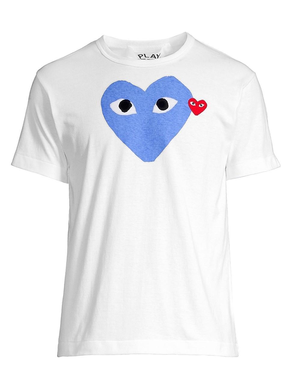 Mens Double Heart T-Shirt Product Image