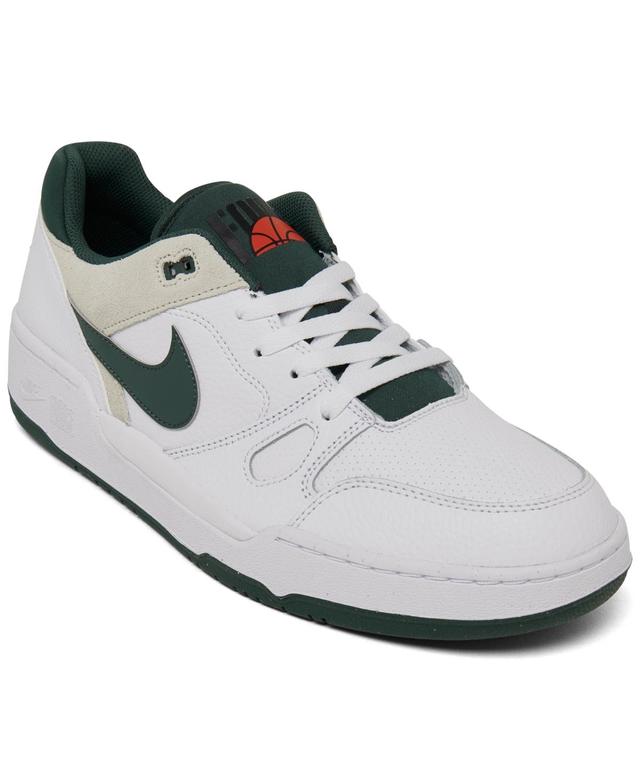 Nike Mens Full Force Low Casual Sneakers from Finish Line - White Product Image