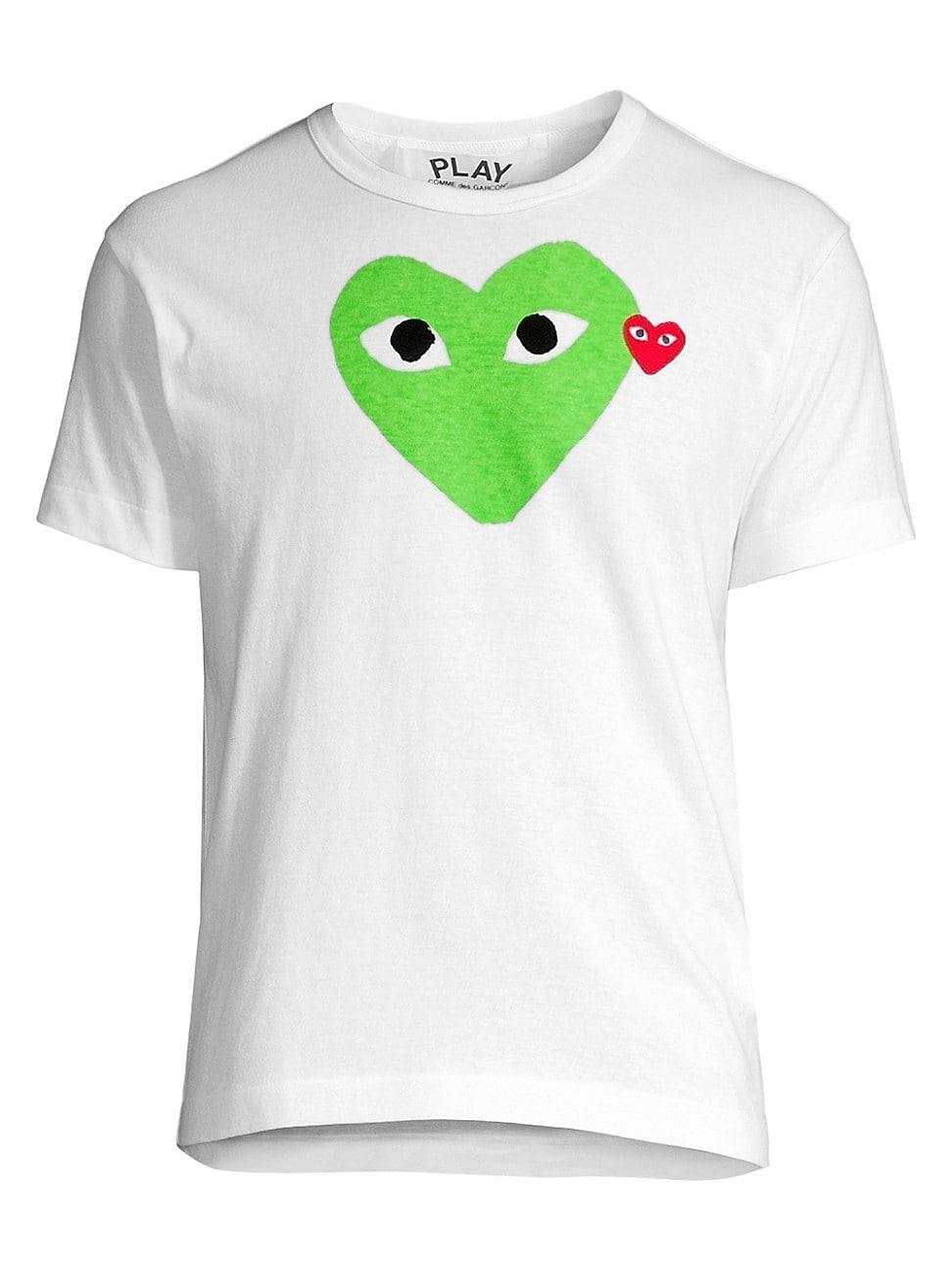 Mens Double Heart T-Shirt Product Image