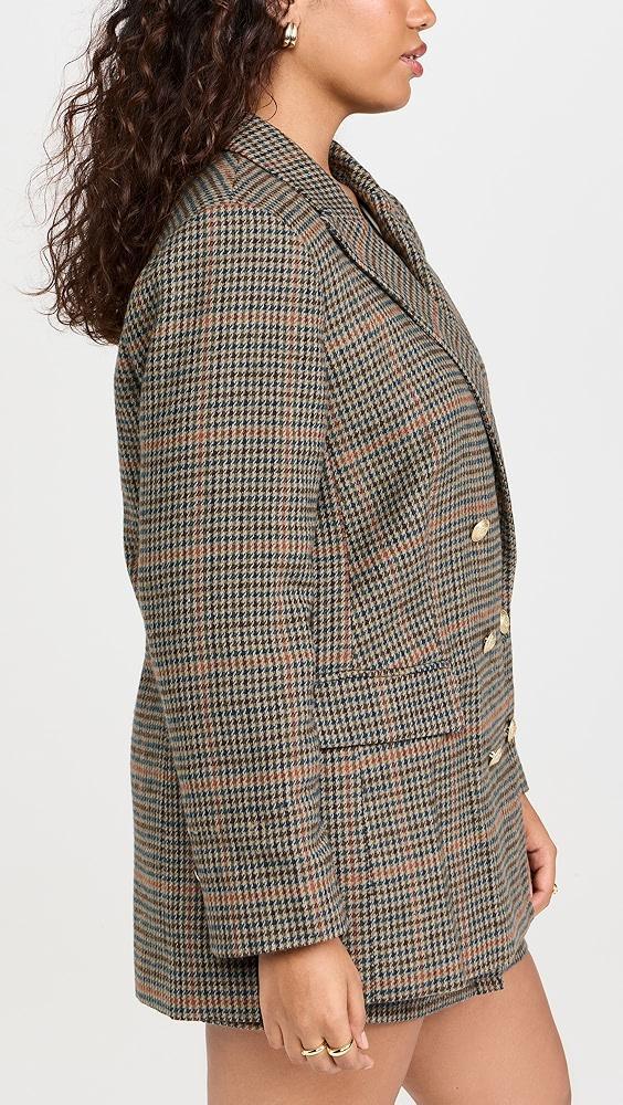 L'AGENCE Aimee Relaxed Double Breast Blazer | Shopbop Product Image