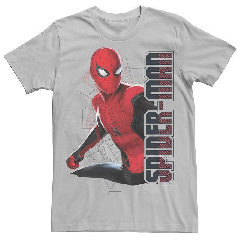 Mens Marvel Spider-Man Tee Silver Product Image