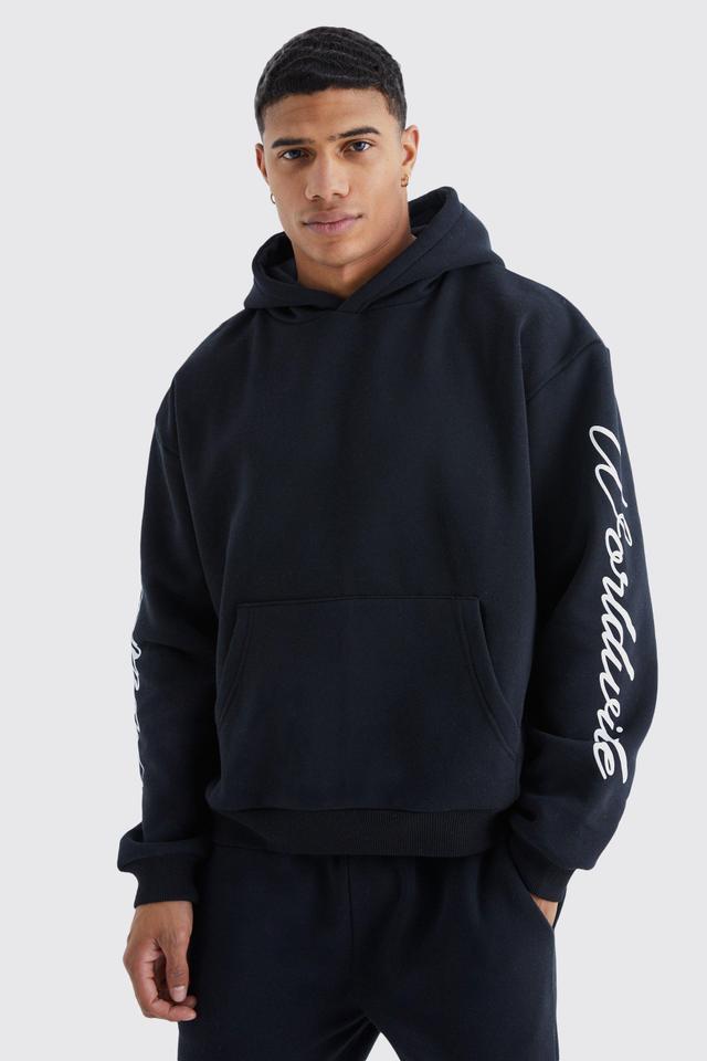 Worldwide Placement Printed Gusset Tracksuit | boohooMAN USA Product Image