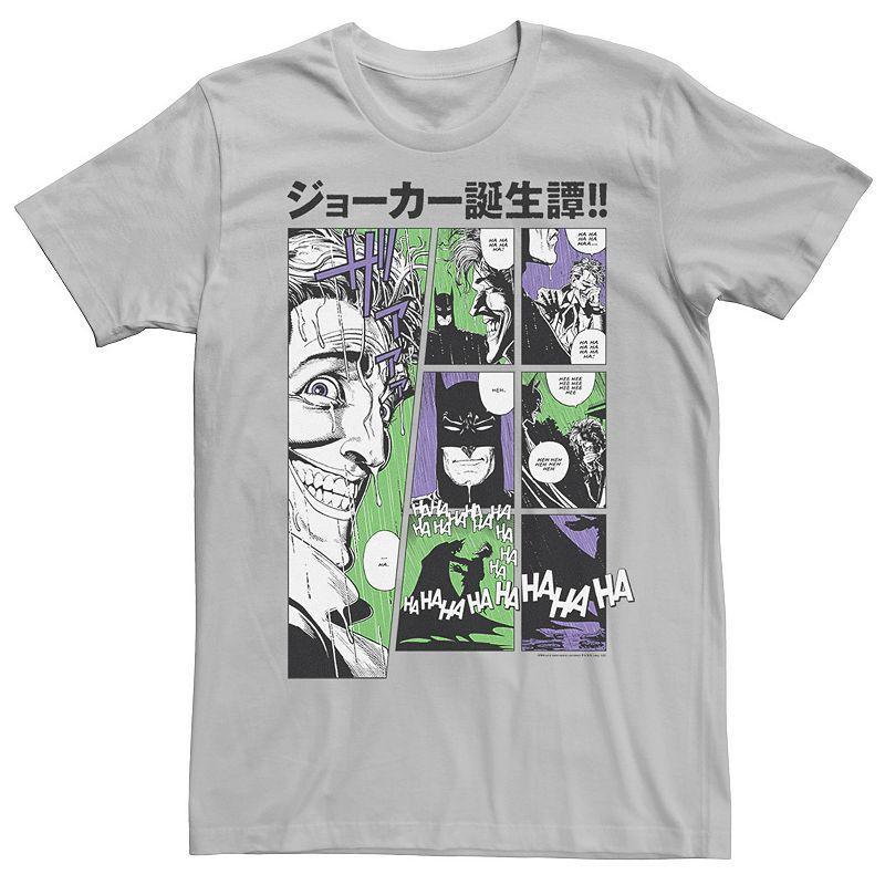 Mens DC Comics Batman Joker Comic Strip Tee Product Image