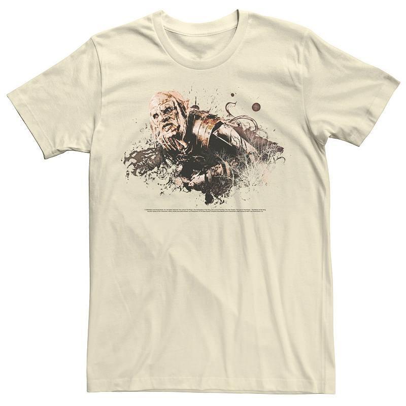 Mens The Lord Of The Rings Orc Paint Splatter Portrait Tee Product Image