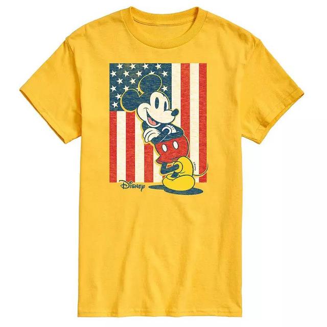 Disneys Mickey Mouse Mens Americana Flag Graphic Tee Product Image