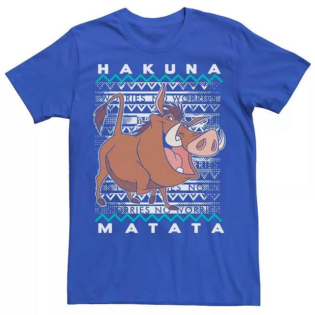 Mens Disney Lion King Pumba Hakuna Matata Tee Product Image