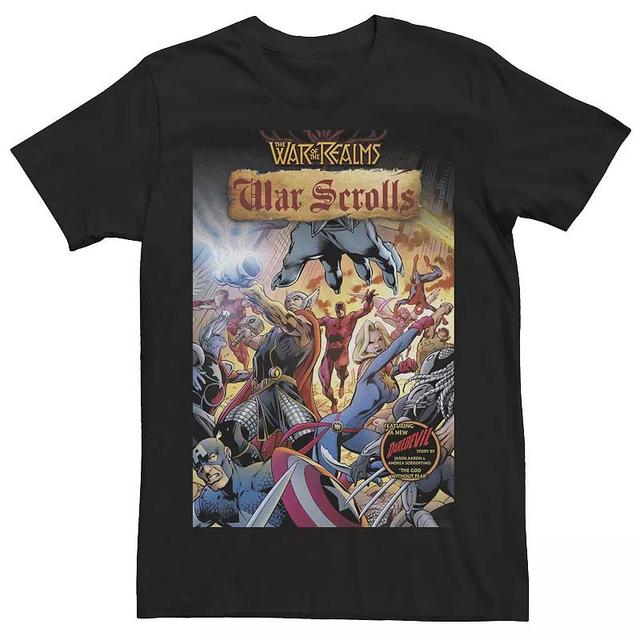 Mens Marvel War Scrolls Guardian Of Hells Kitchen Comic Cover Tee Product Image