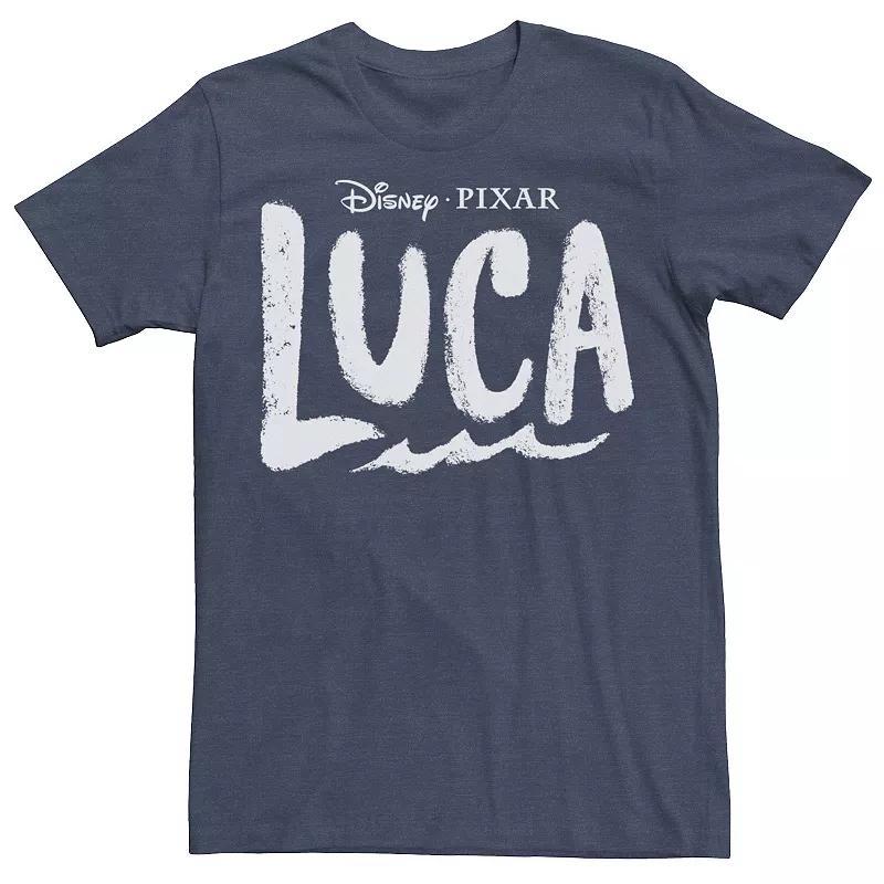 Disney / Pixars Luca Mens Logo Tee Navy Grey Product Image