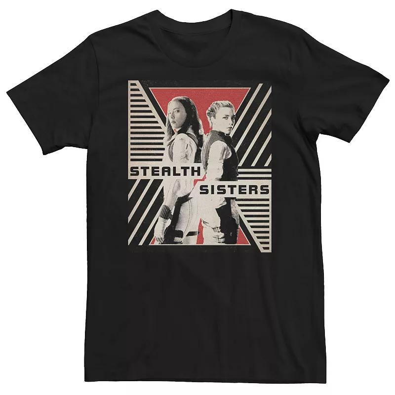 Mens Marvel Black Widow Stealth Sisters Poster Tee Product Image