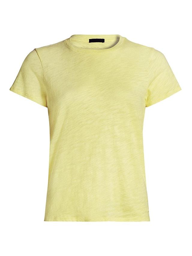 Womens Schoolboy Slub Jersey T-Shirt Product Image