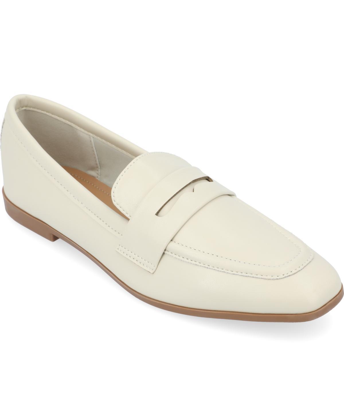 Journee Collection Tru Comfort Foam Myeesha Womens Loafers Ivory Product Image