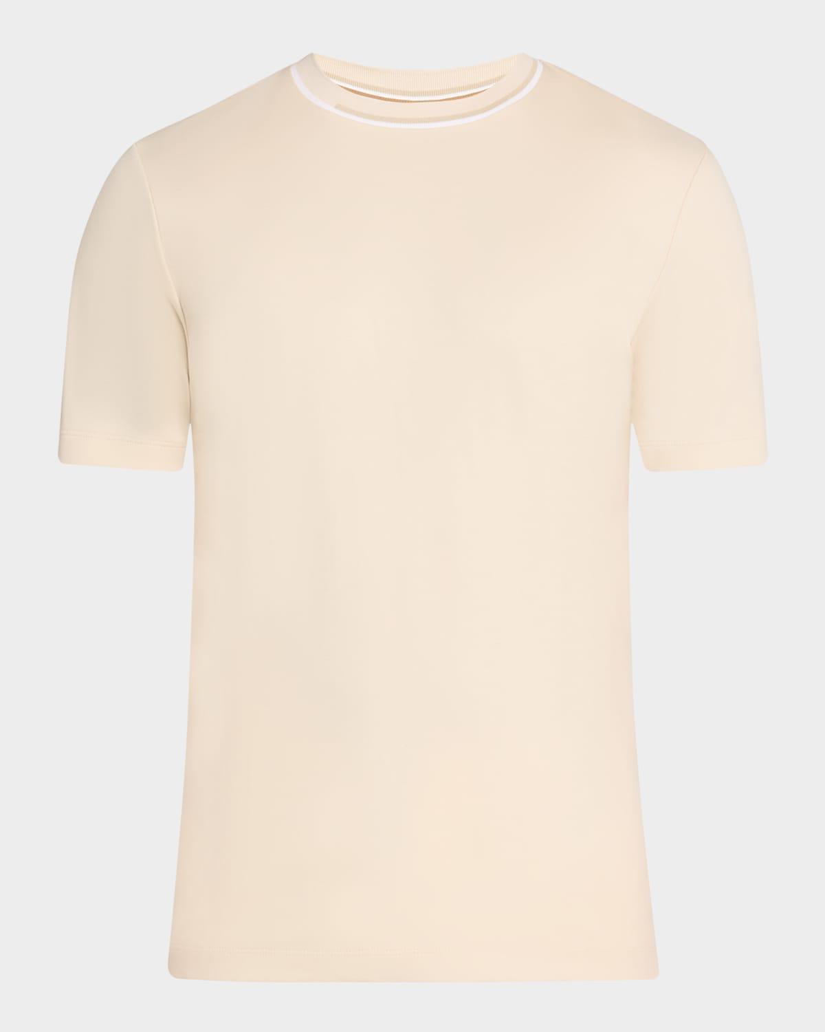 Mens Thompson Cotton Tipped-Collar T-Shirt Product Image