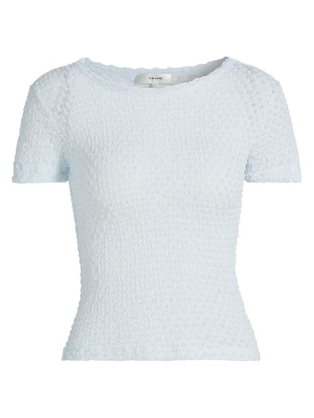 FRAME Textured Mesh T-Shirt Product Image