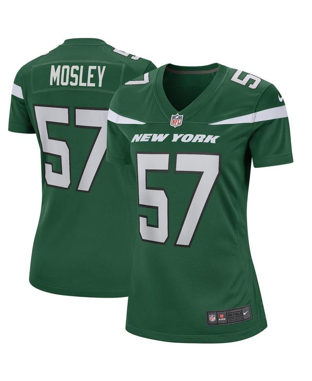 Womens Nike C.j. Mosley Gotham Green New York Jets Game Player Jersey - Green Product Image